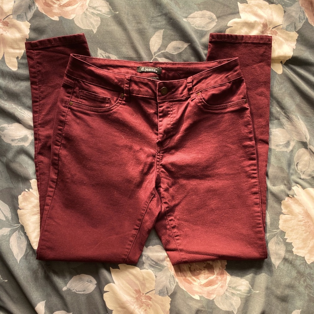 d. Jean | Maroon Jeggings | Size 10